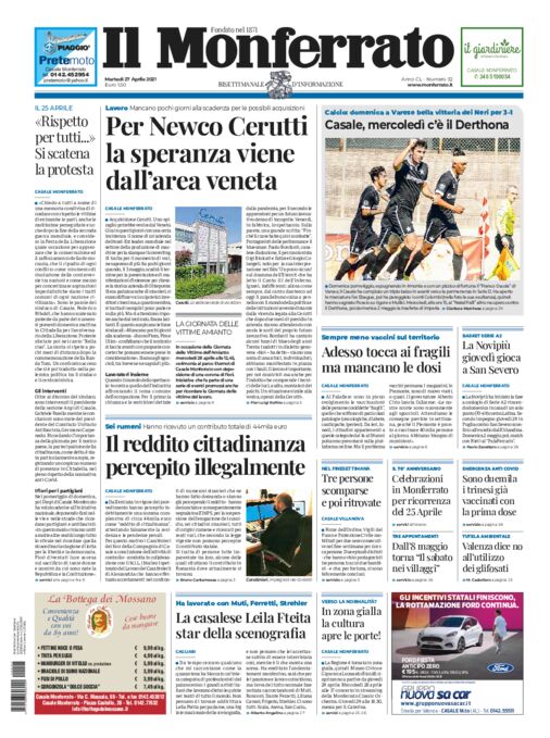 Il Monferrato - Edizione 32 del 27/04/2021